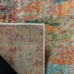 Monaco Teal/Orange 8 ft. x 10 ft. Abstract Area Rug by SAFAVIEH -SAFAVIEH Shop teal orange safavieh area rugs mnc262m 810 66 1000