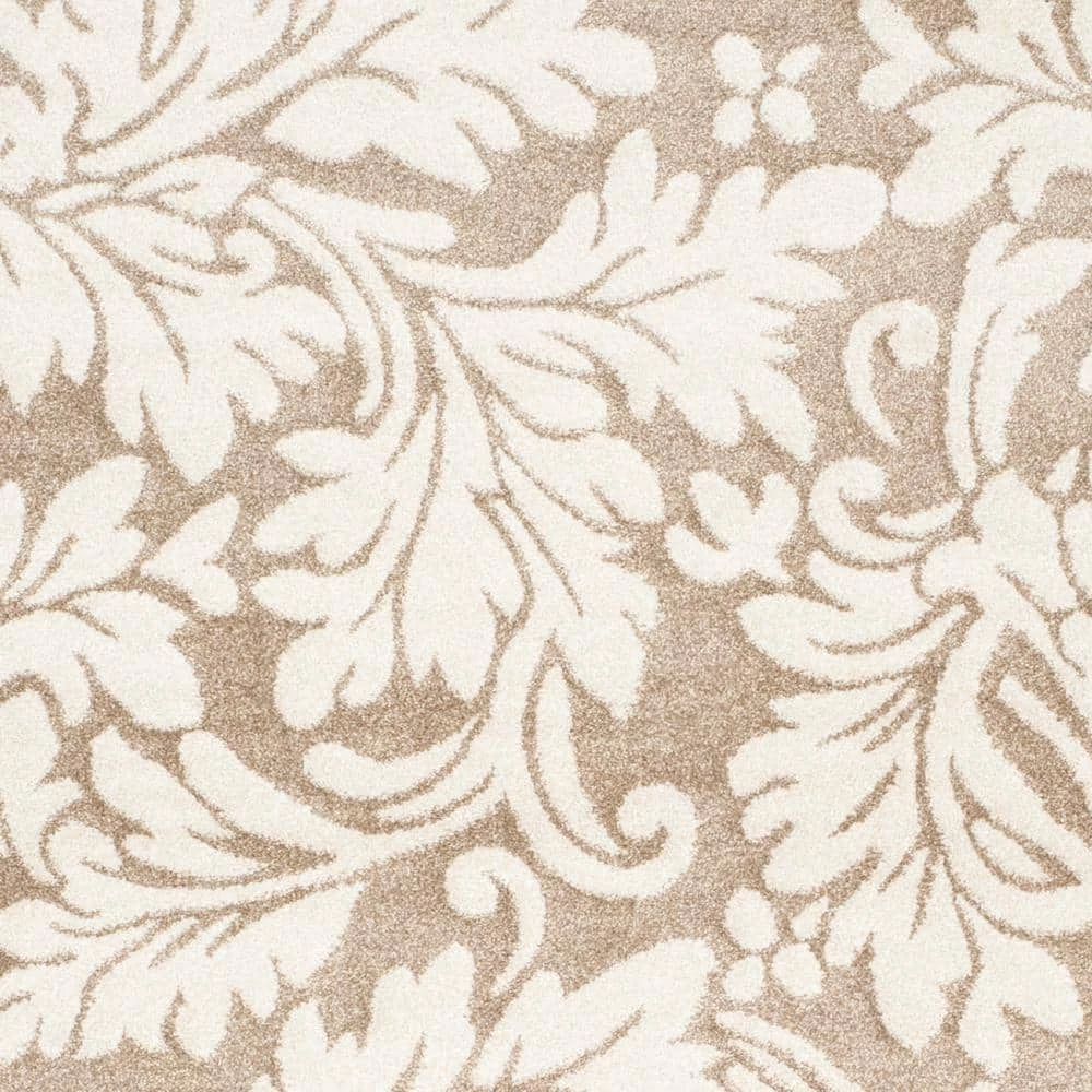 Amherst Wheat/Beige 9 ft. x 12 ft. Floral Geometric Area Rug by SAFAVIEH 6 Amherst Wheat/Beige 9 ft. x 12 ft. Floral Geometric Area Rug by SAFAVIEH - Image 6