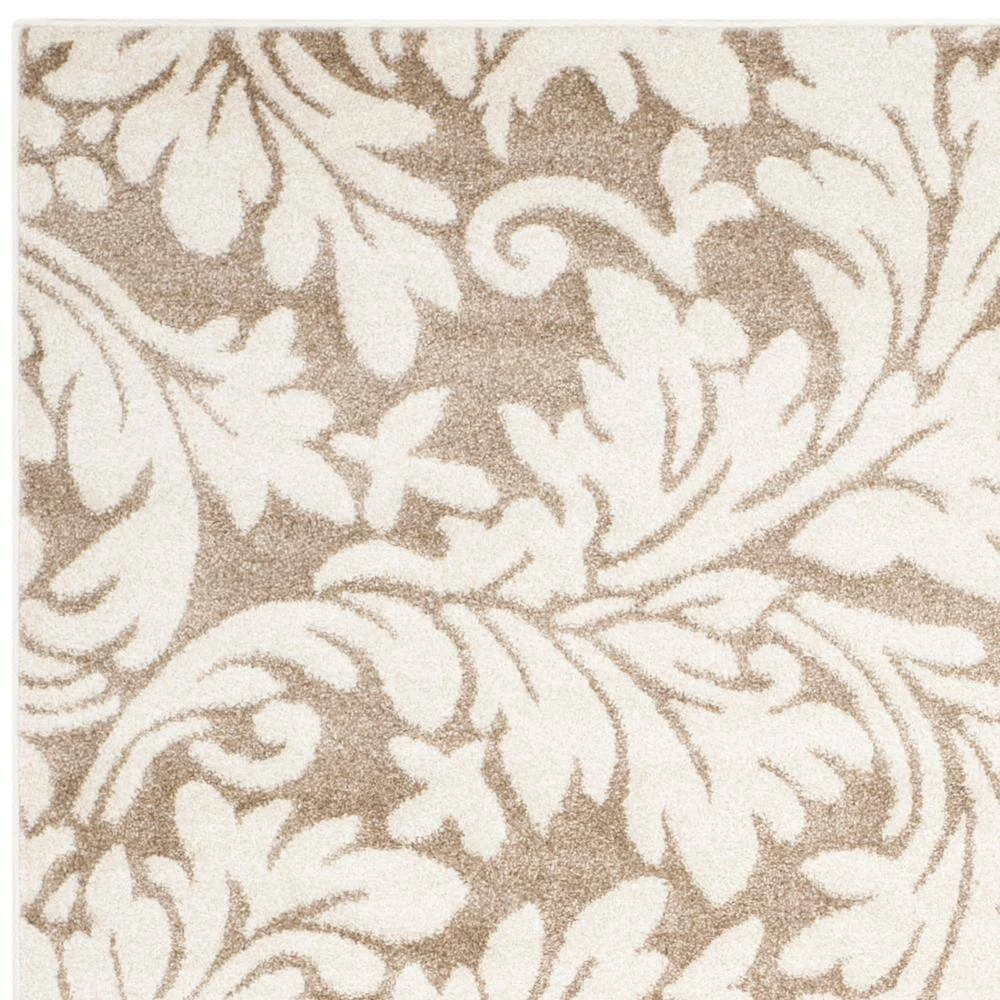 Amherst Wheat/Beige 9 ft. x 12 ft. Floral Geometric Area Rug by SAFAVIEH 7 Amherst Wheat/Beige 9 ft. x 12 ft. Floral Geometric Area Rug by SAFAVIEH - Image 7