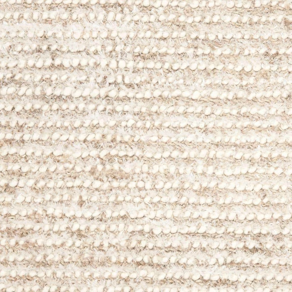 Aspen Shag White/Beige 8 ft. x 10 ft. Solid Area Rug by SAFAVIEH 6 Aspen Shag White/Beige 8 ft. x 10 ft. Solid Area Rug by SAFAVIEH - Image 6
