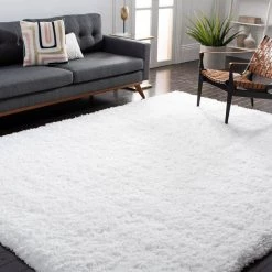 Polar Shag White 7 ft. x 9 ft. Solid Area Rug by SAFAVIEH 19 Polar Shag White 7 ft. x 9 ft. Solid Area Rug by SAFAVIEH -SAFAVIEH Shop white safavieh area rugs psg800b 7 31 1000