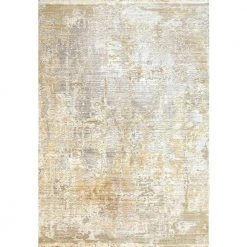 Mood Yellow 6 ft. 7 in. x 9 ft. 6 in. Abstract Polyester Area Rug by Dynamic Rugs -SAFAVIEH Shop yellow dynamic rugs area rugs mz7108452800 31 1000